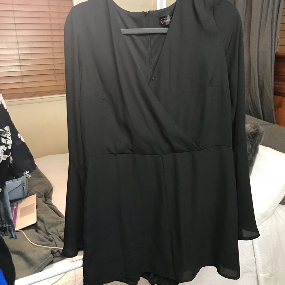 Black romper.